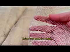 Stainless Steel Knitted Wire Mesh For Removable Insulation Covers Pads