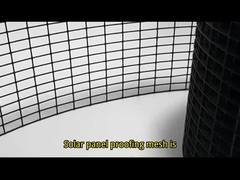 Bird Guard Solar Panel Proofing Mesh With Black Color Pvc Coated