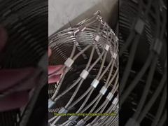 7x7 Structure Stainless Steel Wire Rope Mesh Railing SUS304 316